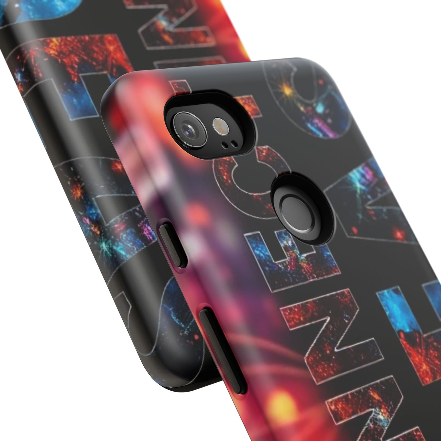 Vibrant Phone Case: 'CONNECT IDEAS' Design for Protection and Style