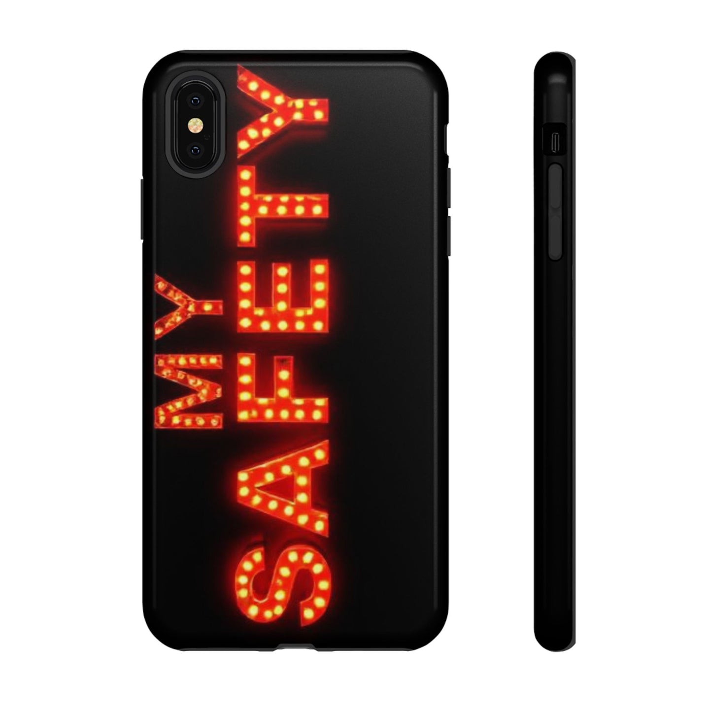 Vibrant Phone Case: 'MY SAFETY' Design for Protection and Style