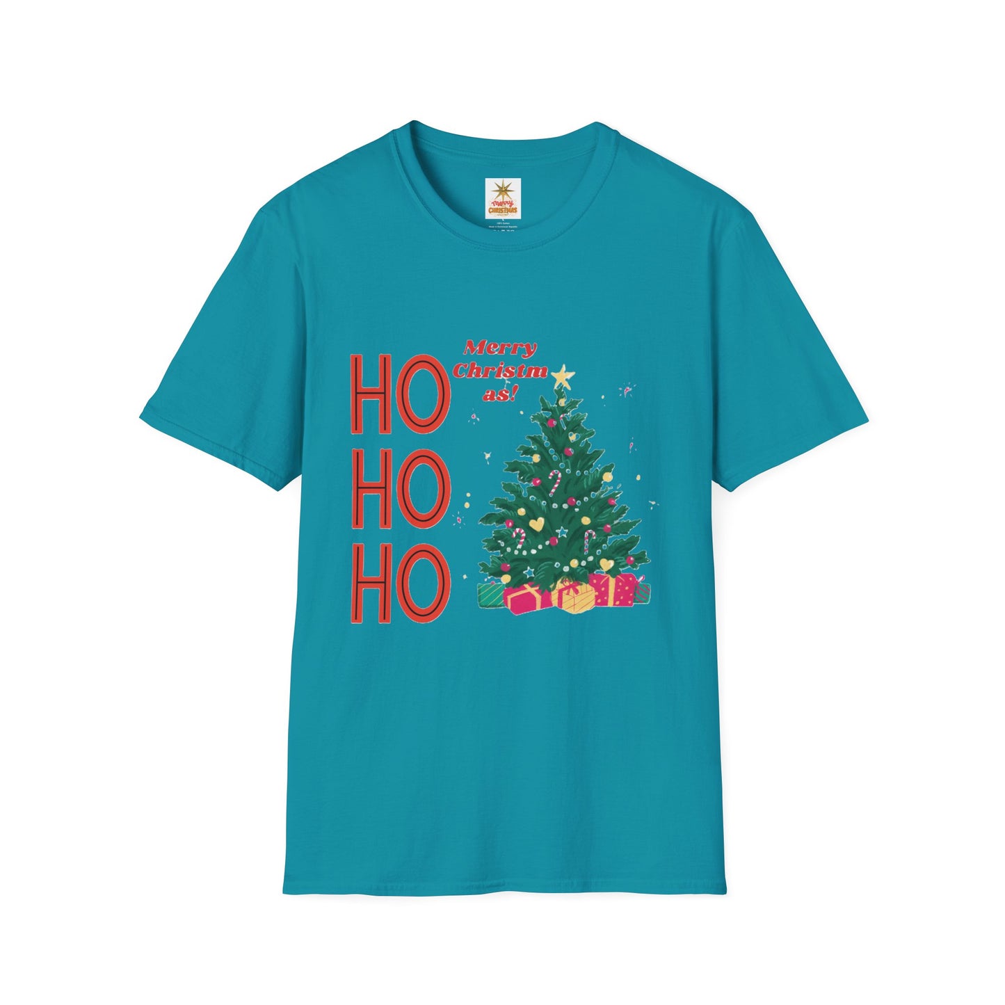 "Festive Christmas Unisex Softstyle T-Shirt | Exclusive Artify Design Holiday Apparel"