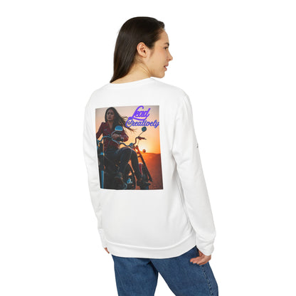 adidas Unisex Fleece Crewneck Sweatshirt | Stylish Graphic Design