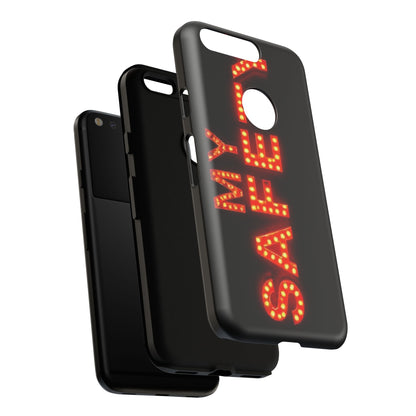 Vibrant Phone Case: 'MY SAFETY' Design for Protection and Style