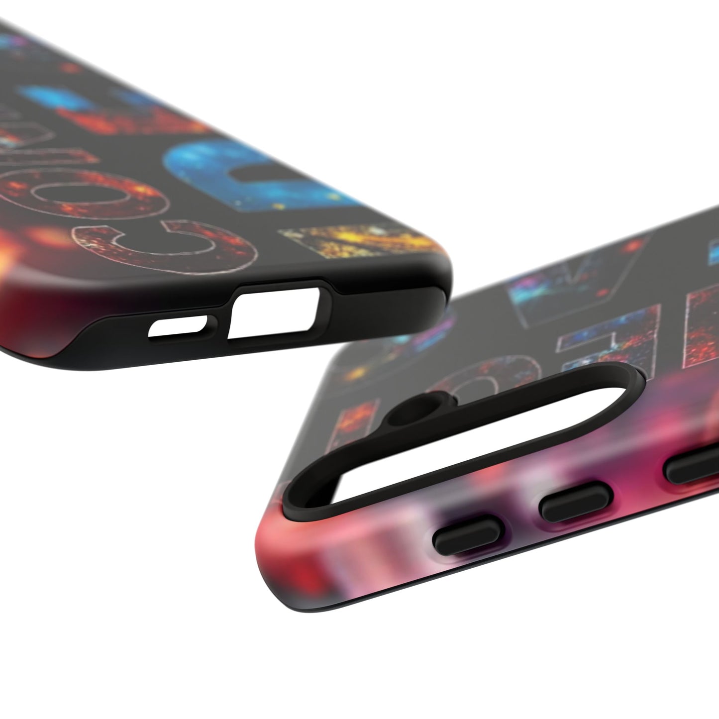 Vibrant Phone Case: 'CONNECT IDEAS' Design for Protection and Style