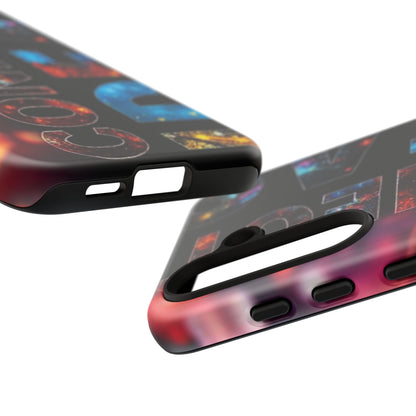 Vibrant Phone Case: 'CONNECT IDEAS' Design for Protection and Style