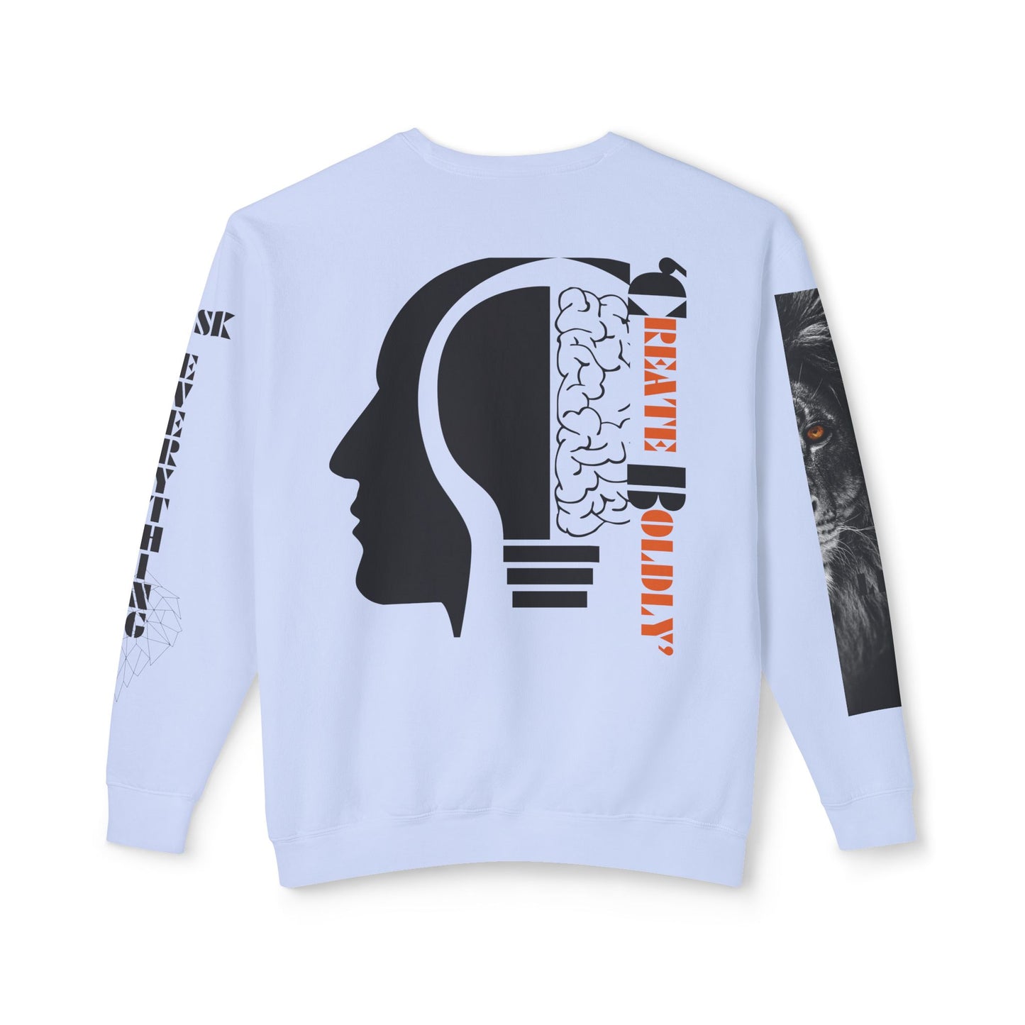 Unisex Lightweight Crewneck Sweatshirt | Graphic Design Comfortable for Everyone