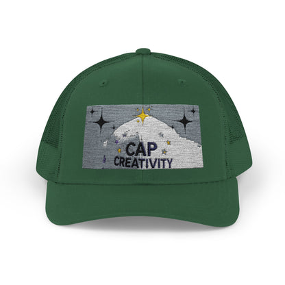 Snapback Trucker Hat - Stylish & Inspirational Gear | Graphic Design Creative Cap