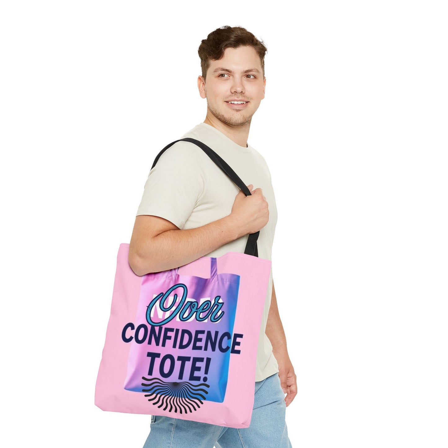 Over Confidence Tote Bag - Stylish & Fun Carryall for Self-Expression