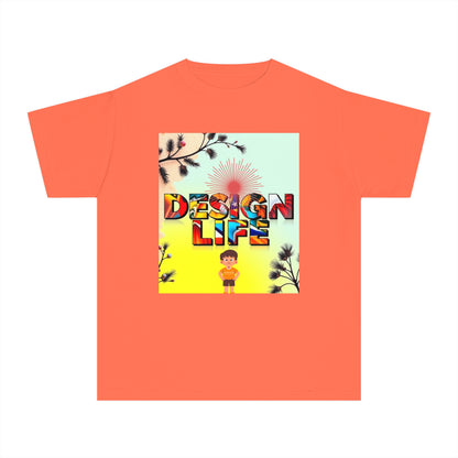 Youth Midweight Tee | Colorful Graphic Design