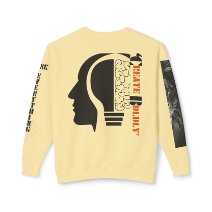 Unisex Lightweight Crewneck Sweatshirt | Graphic Design Comfortable for Everyone