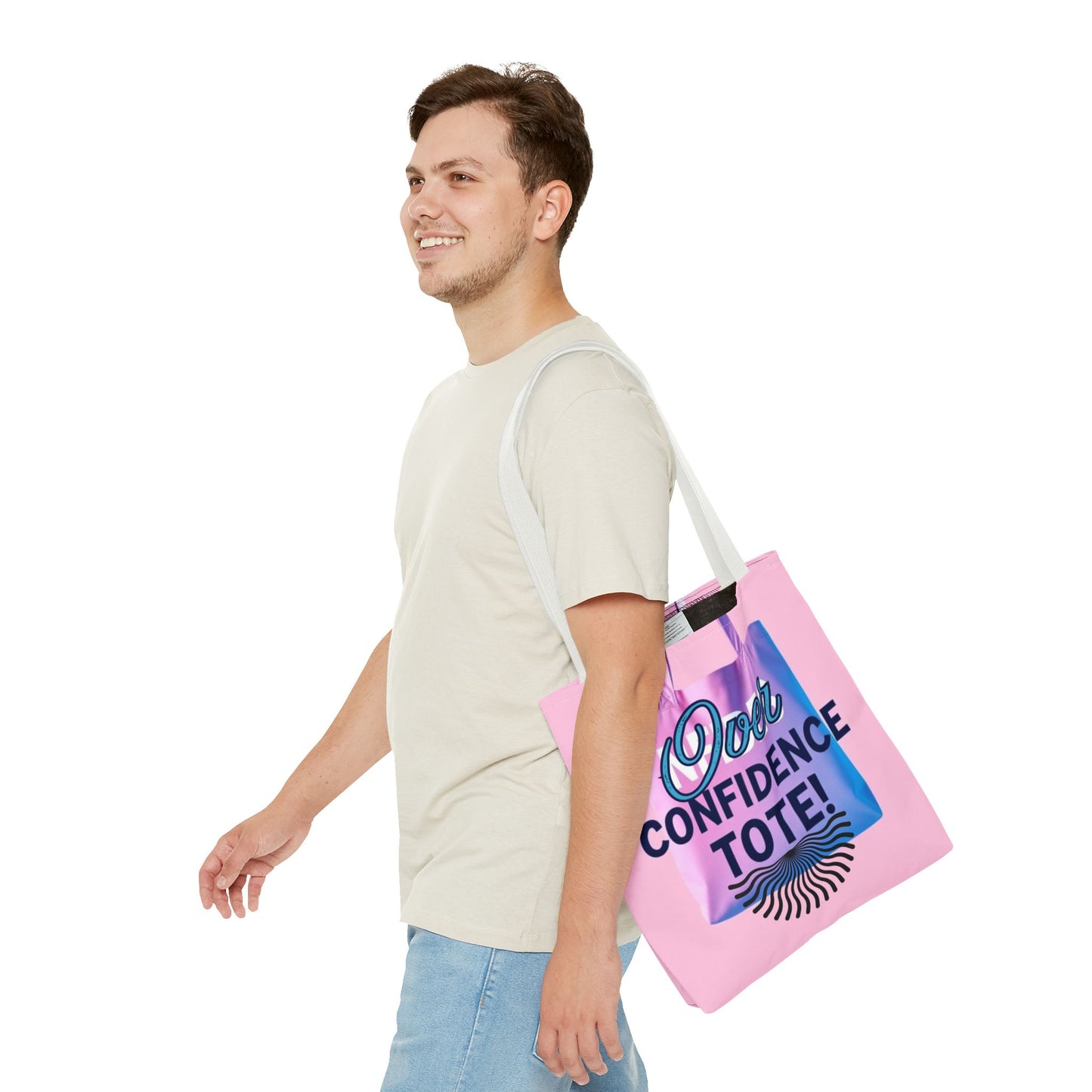 Over Confidence Tote Bag - Stylish & Fun Carryall for Self-Expression