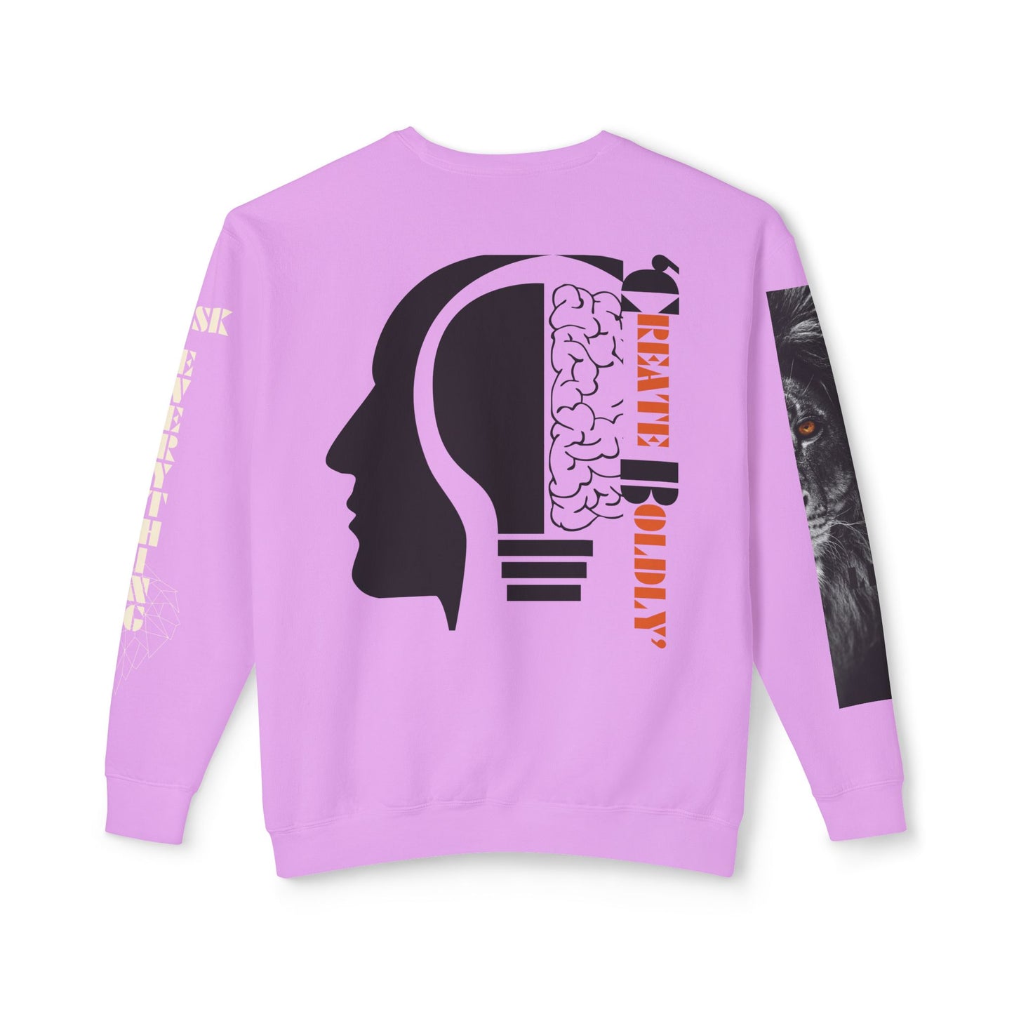 Unisex Lightweight Crewneck Sweatshirt | Graphic Design Comfortable for Everyone