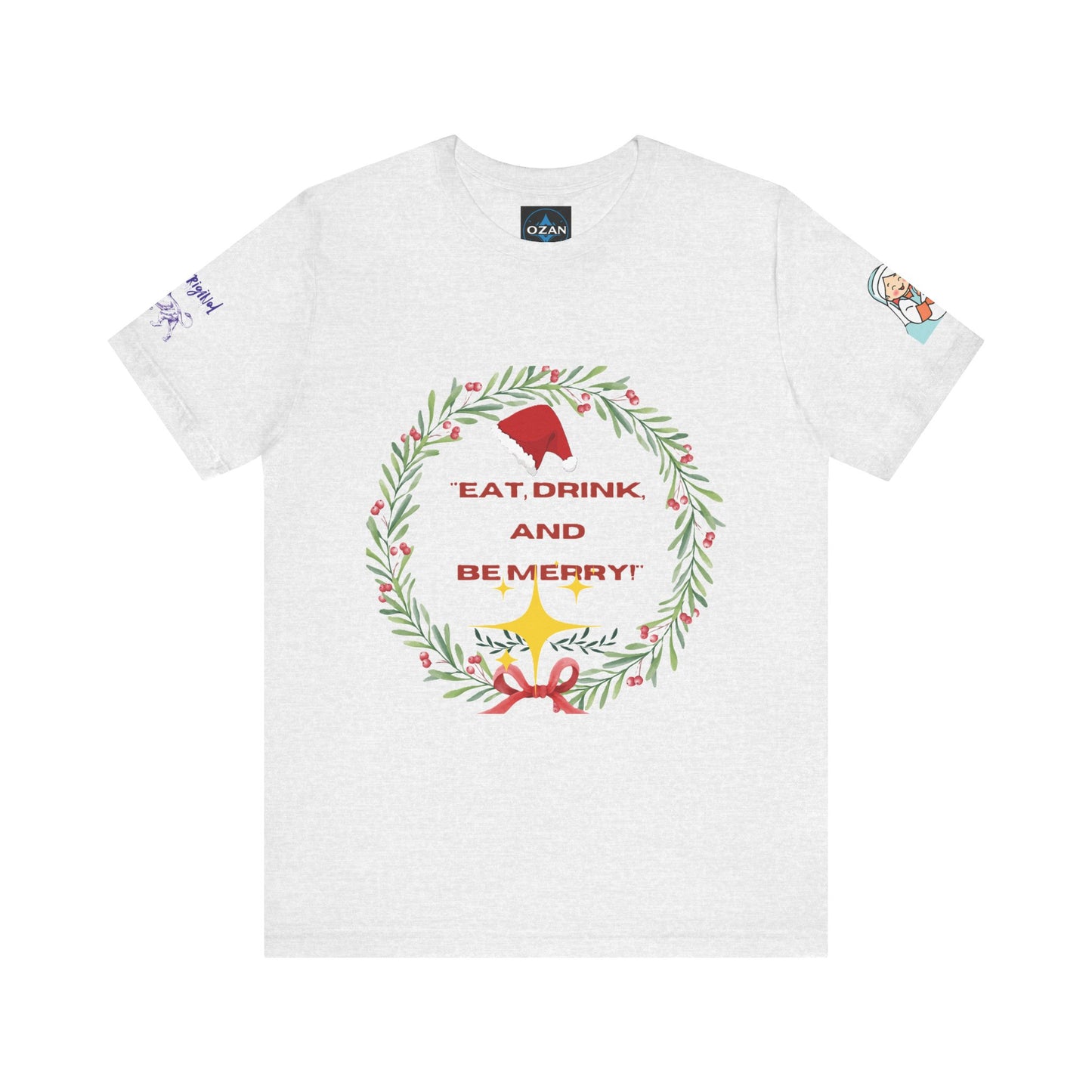 Merry Christmas Unisex Tee | Unique Graphic for Holiday by Artify Wear,  OZAN Digital