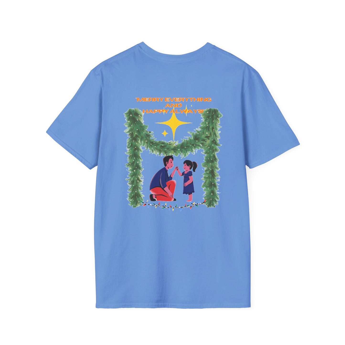 "Festive Christmas Unisex Softstyle T-Shirt | Exclusive Artify Design Holiday Apparel"