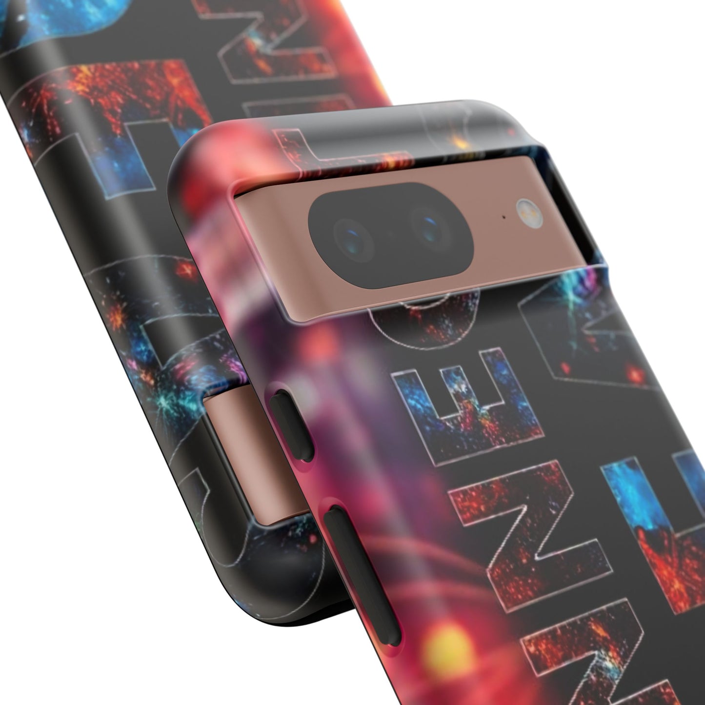 Vibrant Phone Case: 'CONNECT IDEAS' Design for Protection and Style