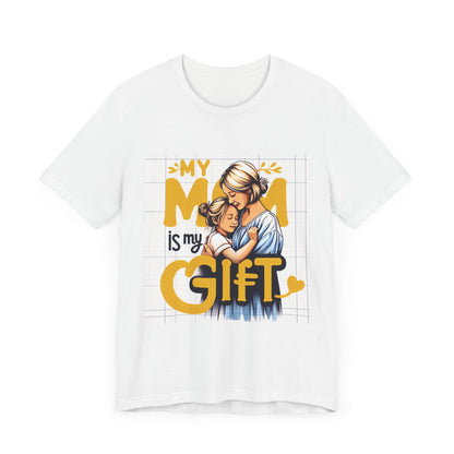 Graphic Jersey T-Shirt | My Mom is My Gift | Thank You God