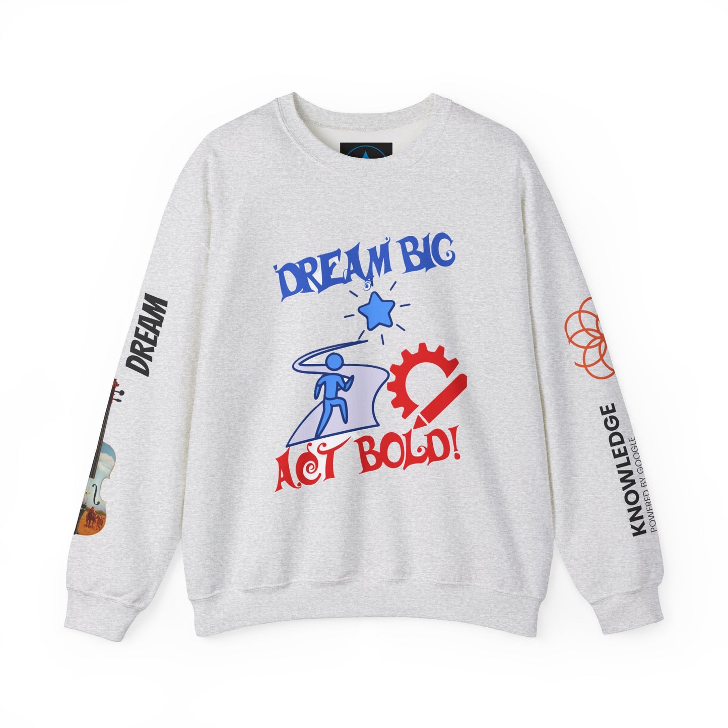 Unisex Heavy Blend Crewneck Sweatshirt | Youth Inspiring Graphic Design