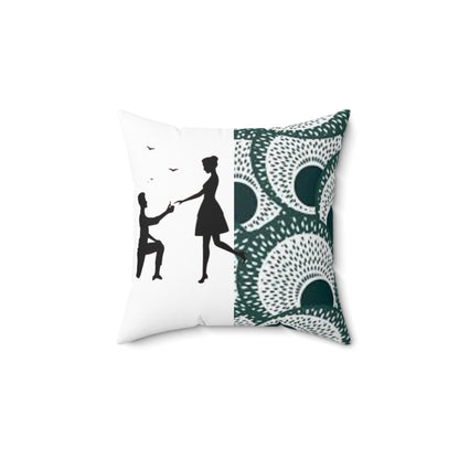 Funny Pillow: Spun Polyester Square Pillow