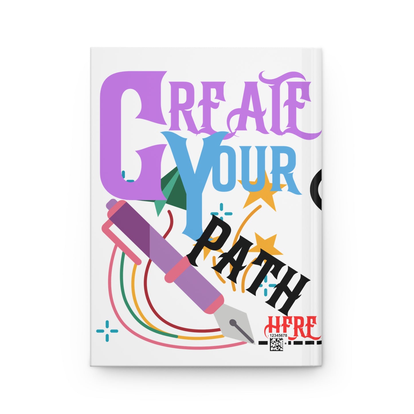 Matte Hardcover Journal | Graphic Design of Creativity