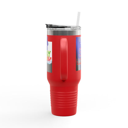 Insulated Travel Mug - Stay Fresh Design, 40oz Perfect for On-the-Go Hydration