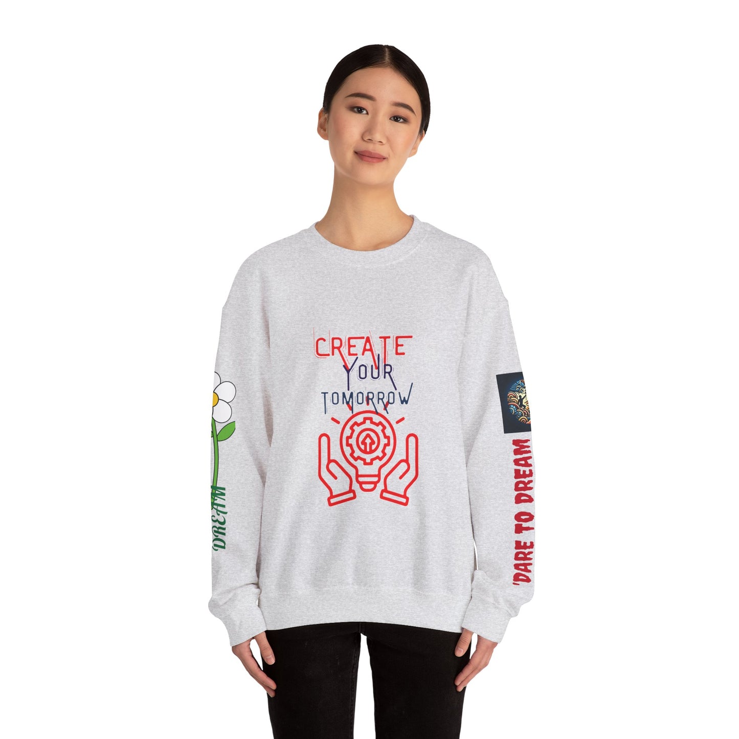 Unisex Heavy Blend™ Crewneck Sweatshirt | Youth Inspiring Graphic Design