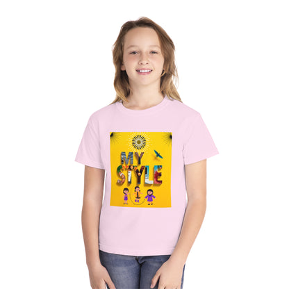 Youth Midweight Tee | Colorful Graphic Design