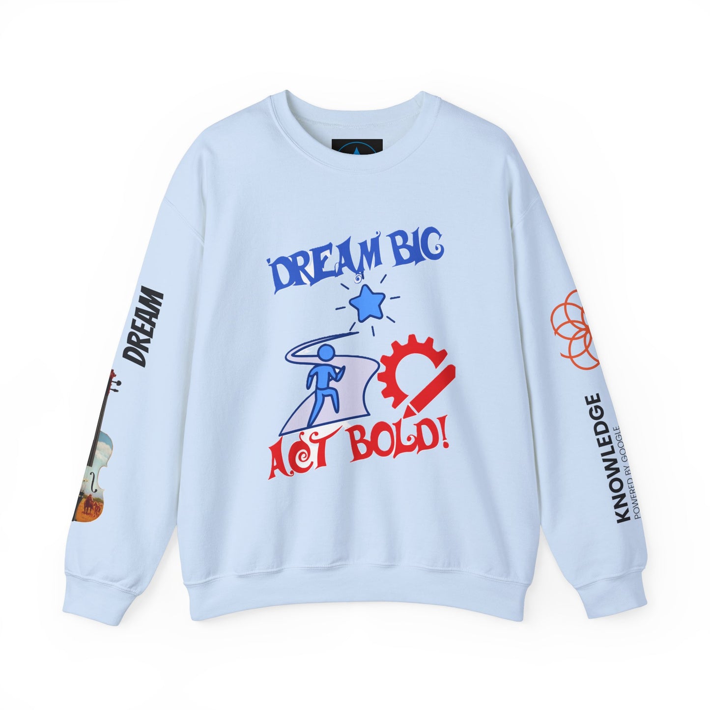 Unisex Heavy Blend Crewneck Sweatshirt | Youth Inspiring Graphic Design