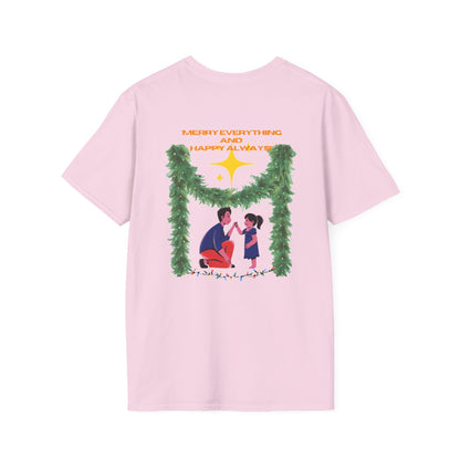 "Festive Christmas Unisex Softstyle T-Shirt | Exclusive Artify Design Holiday Apparel"