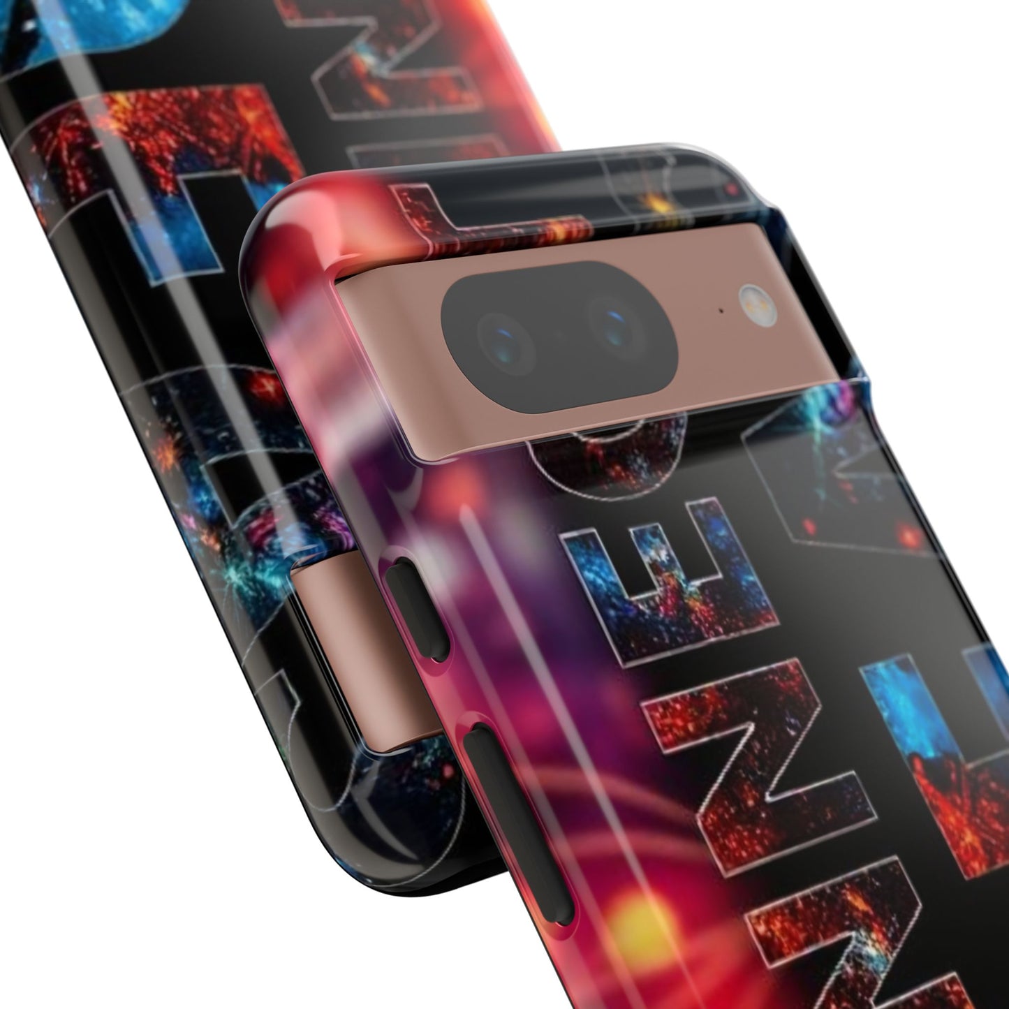 Vibrant Phone Case: 'CONNECT IDEAS' Design for Protection and Style