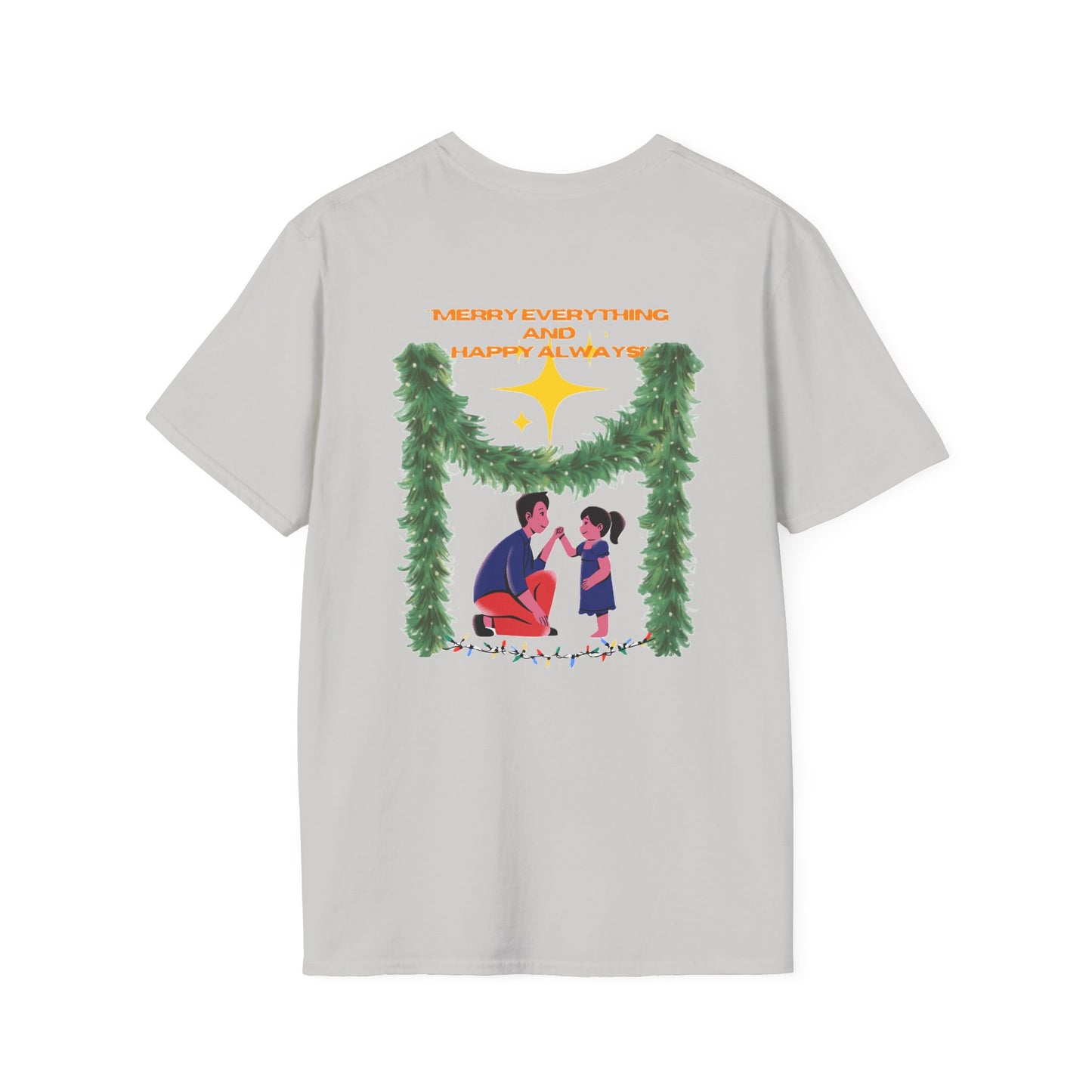 "Festive Christmas Unisex Softstyle T-Shirt | Exclusive Artify Design Holiday Apparel"