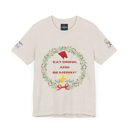 Merry Christmas Unisex Tee | Unique Graphic for Holiday by Artify Wear,  OZAN Digital