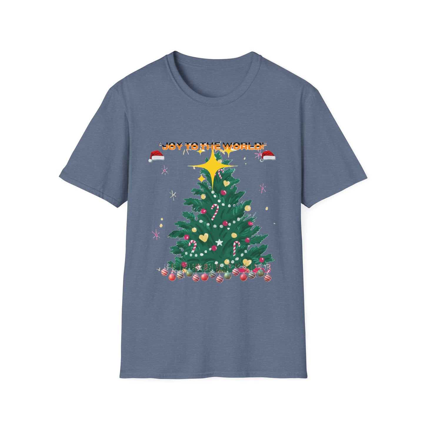 "Festive Christmas Unisex Softstyle T-Shirt | Exclusive Artify Design Holiday Apparel"