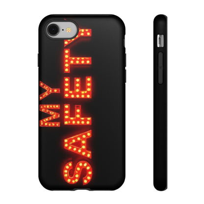 Vibrant Phone Case: 'MY SAFETY' Design for Protection and Style