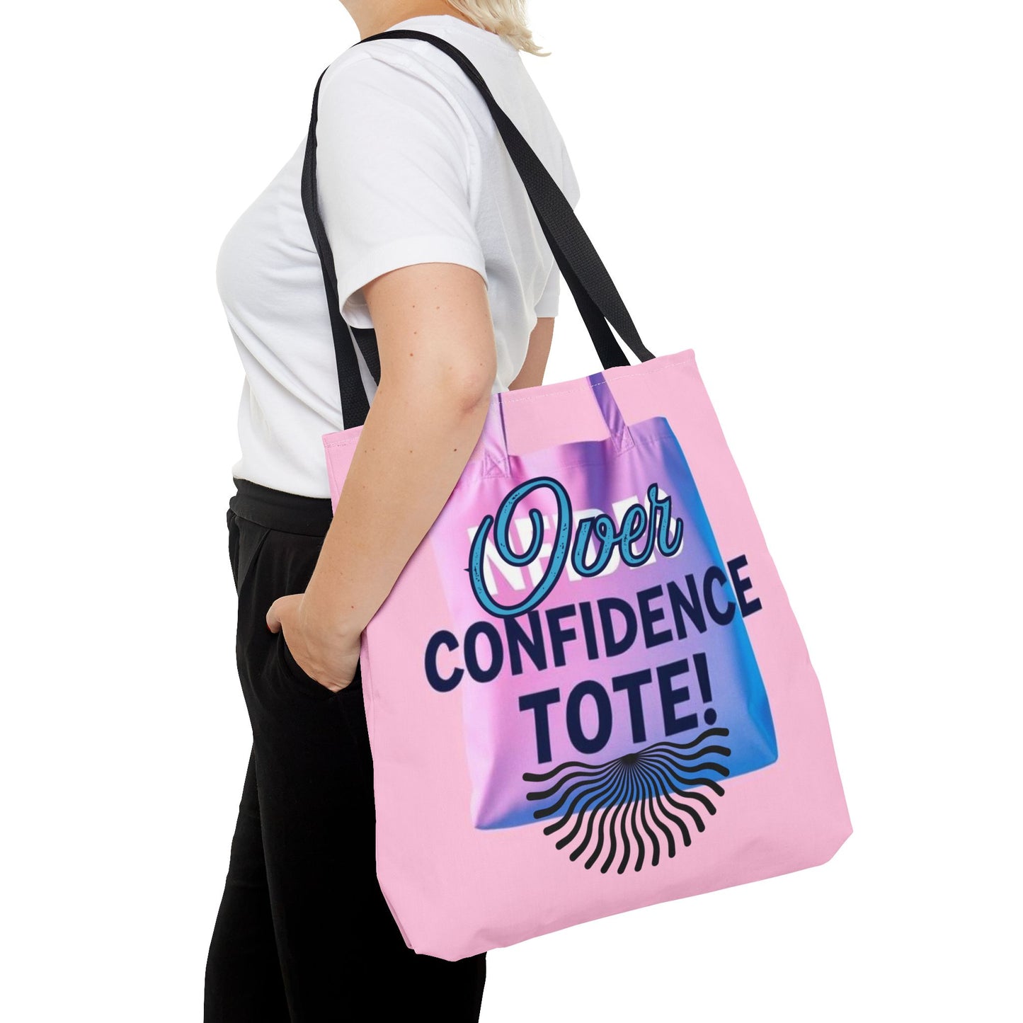 Over Confidence Tote Bag - Stylish & Fun Carryall for Self-Expression