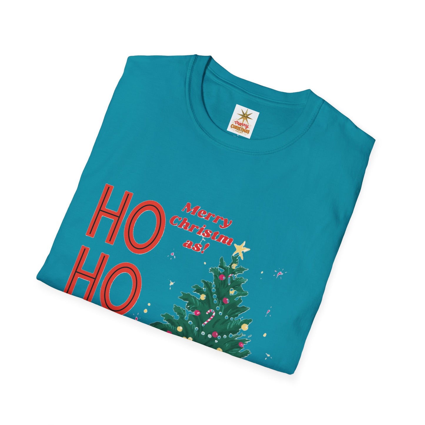 "Festive Christmas Unisex Softstyle T-Shirt | Exclusive Artify Design Holiday Apparel"