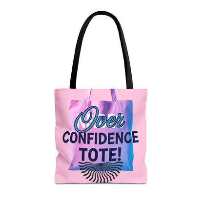 Over Confidence Tote Bag - Stylish & Fun Carryall for Self-Expression