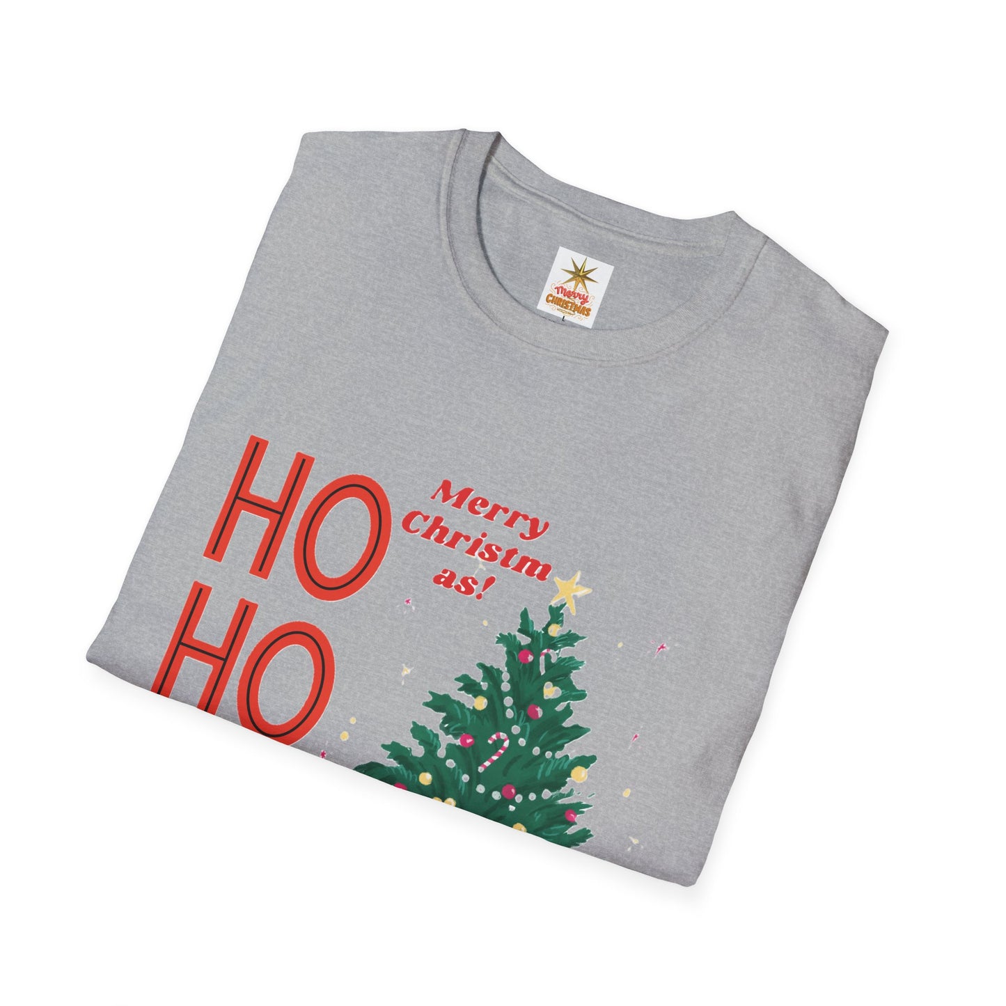 "Festive Christmas Unisex Softstyle T-Shirt | Exclusive Artify Design Holiday Apparel"