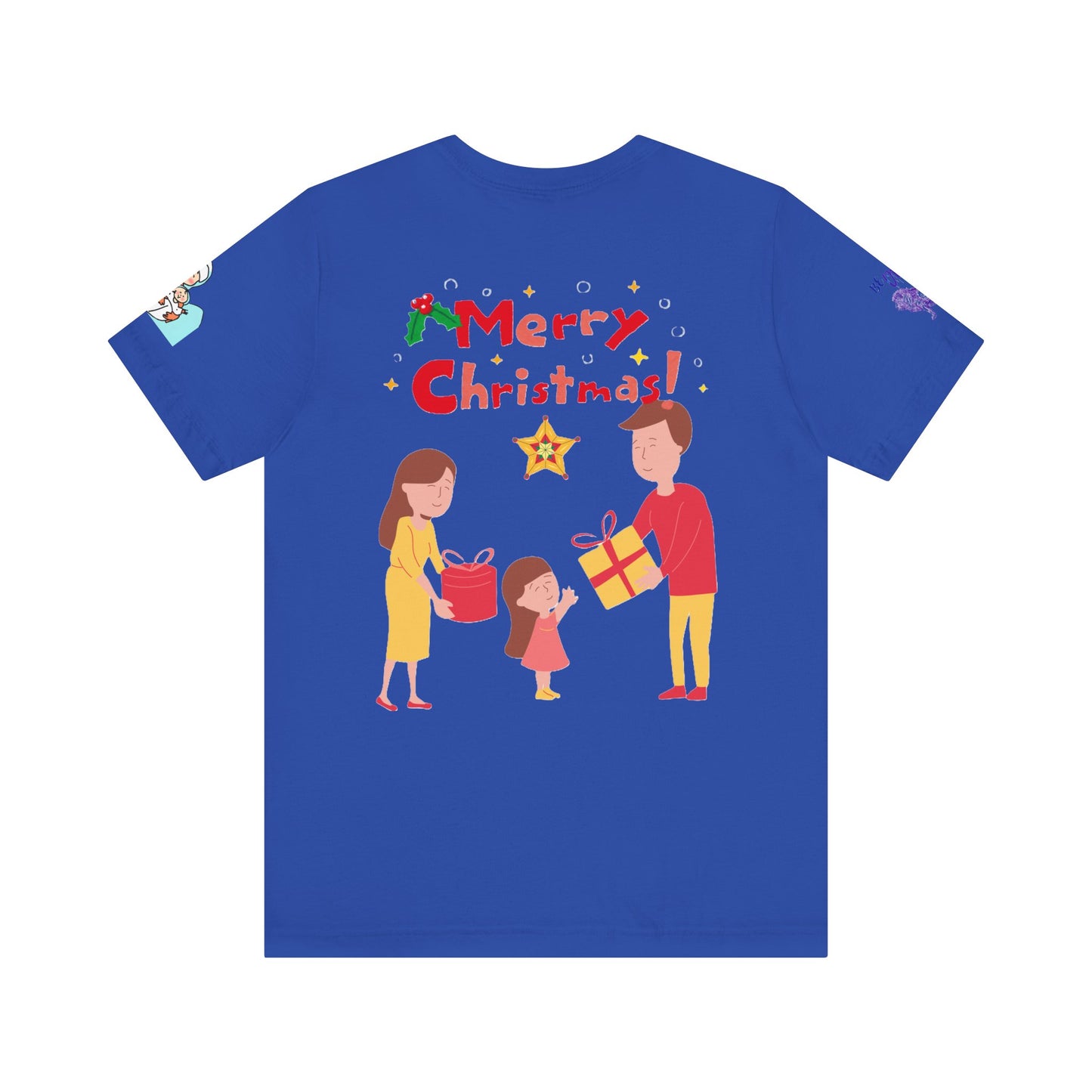 Merry Christmas Unisex Tee | Unique Graphic for Holiday by Artify Wear, OZAN Digital